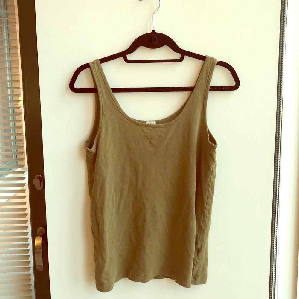 J. Crew Factory Olive Green Tank
